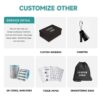 DIY Custom Logo Personalized Rubber Flip Flops-Breathable Lightweight Diy Slippers Beach Slides with Anti-Slip Sole