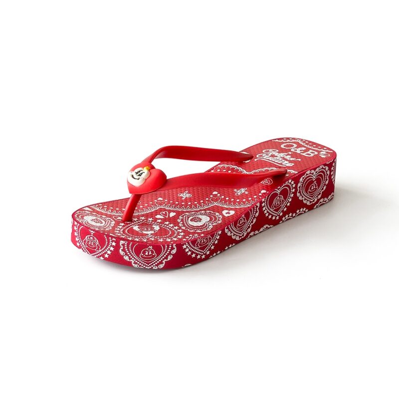 Custom 3D Edge Printing Wedge Flip Flops